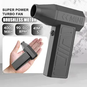 Mini Turbo Fan, Cordless Electric Cleaning Fan, Keyboard & Computer Special Powerful Dust Removal, Gas Jet Drying Hair Dryer, Compressed Air Hair Dryer, Summer Outdoor, Winter Snow Removal, Home and Car Universal