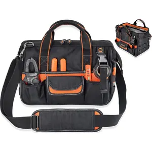 13-Inch Small Tool Carrier, Electrician's Organizer, HVAC Tech's Bag, Men's Drill Bag