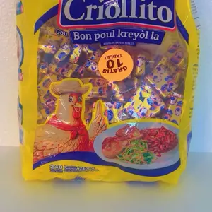Criollito Bon Poul Kreyol La 240g Bouillon Savoir Poulet with 10 Gratis Tablets
