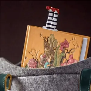 Cute 3D High Heel Shoe Bookmark, Creative Soft Gel 3D Book Mark, Fun Student Stationery, Back-To-School Gift, Witch High Heel Bookmark, Book Accessories