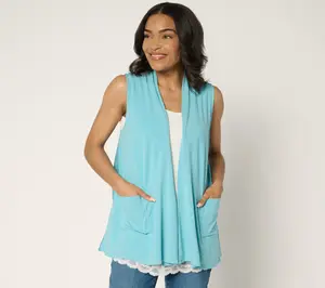LOGO by Lori Goldstein Rayon 230 and Satin Vest