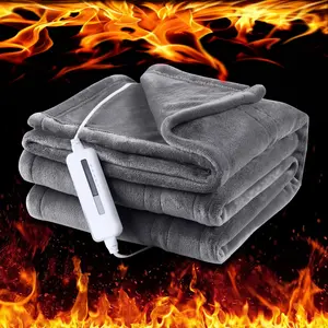Electric Blanket Throw Size Heat-Retaining & Durable 4–5 Heat Settings 3-Hour Smart Auto-Shutoff Machine Washable Suitable For Beds, Sofas & Offices An Excellent Gift Choice
