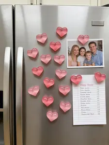 10pcs Love Fridge Magnets, Beautiful Fridge Stickers, Fridge Decals, Suitable for Kitchen Office Whiteboard and Dishwasher, Kitchen Decor, Home Decoration, Holiday Gift for Friends, Party Favor