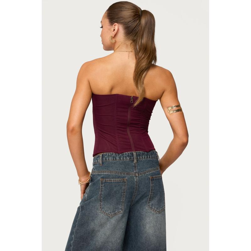 Reed Sheer Mesh Corset