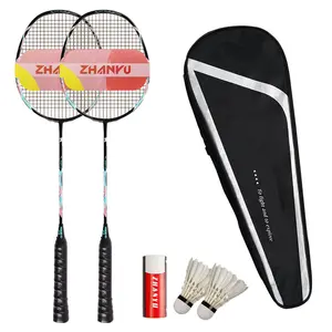 Badminton Rackets,Badminton Racquet,Badminton Racket Set,Composite Carbon Fiber Material,Contain Two Badminton Rackets＆Two Badminton Balls＆A Bag,Suitable For Outdoor Activities And Family Outings