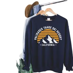Palisades Tahoe Ski Resort Sweatshirt - Stylish California Vacation Apparel For Ski S