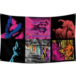 Singer Tv Tapestry Flag Girl Album Cover Tapestry 3x5Ft Home College Dorm for Girl Bedroom Wall Decor, 36x60 inch, mutil Tapestry Decorative Cotton