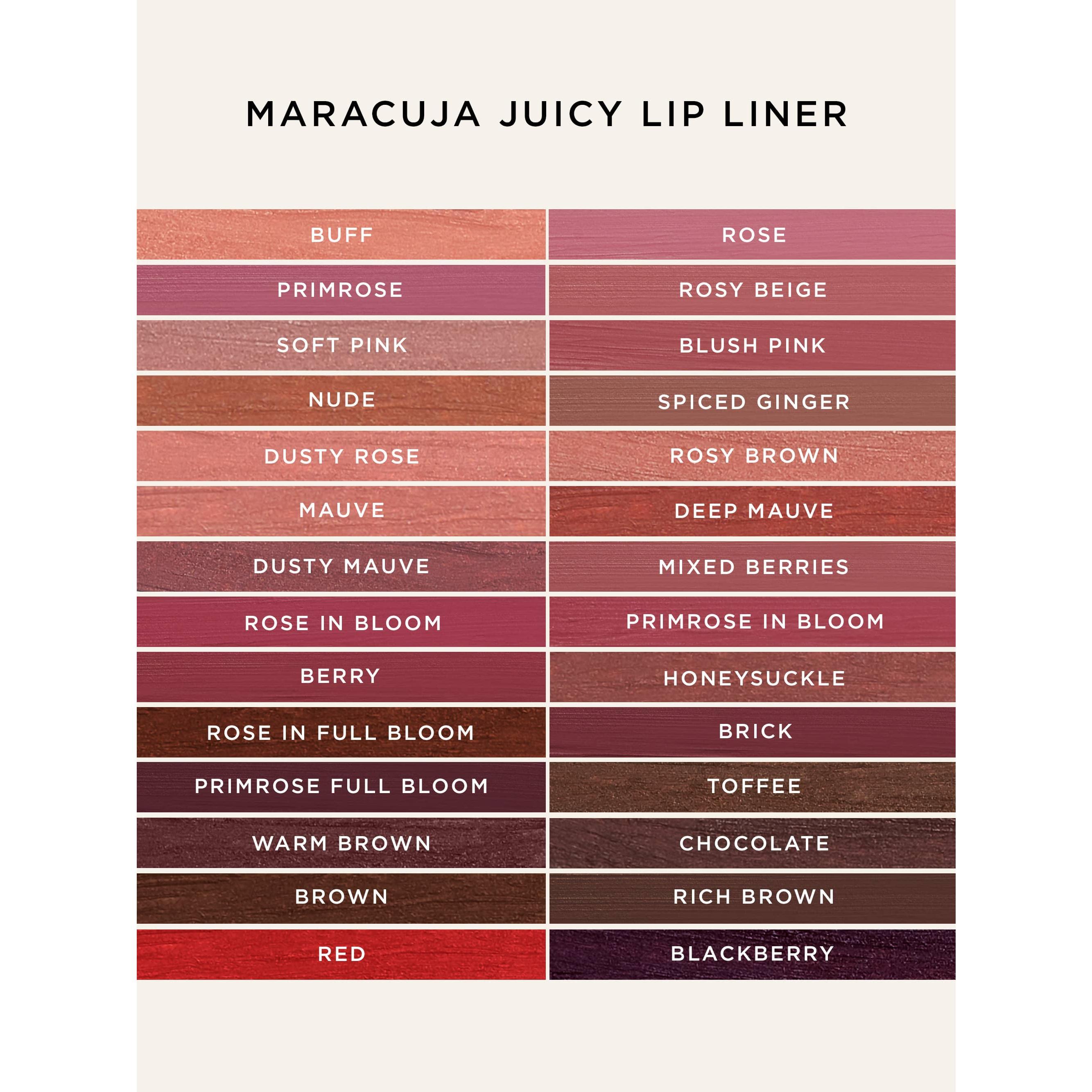 tarte maracuja juicy lip liner infused with hydrating maracuja & hyaluronic acid