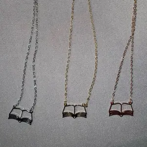 Book necklace