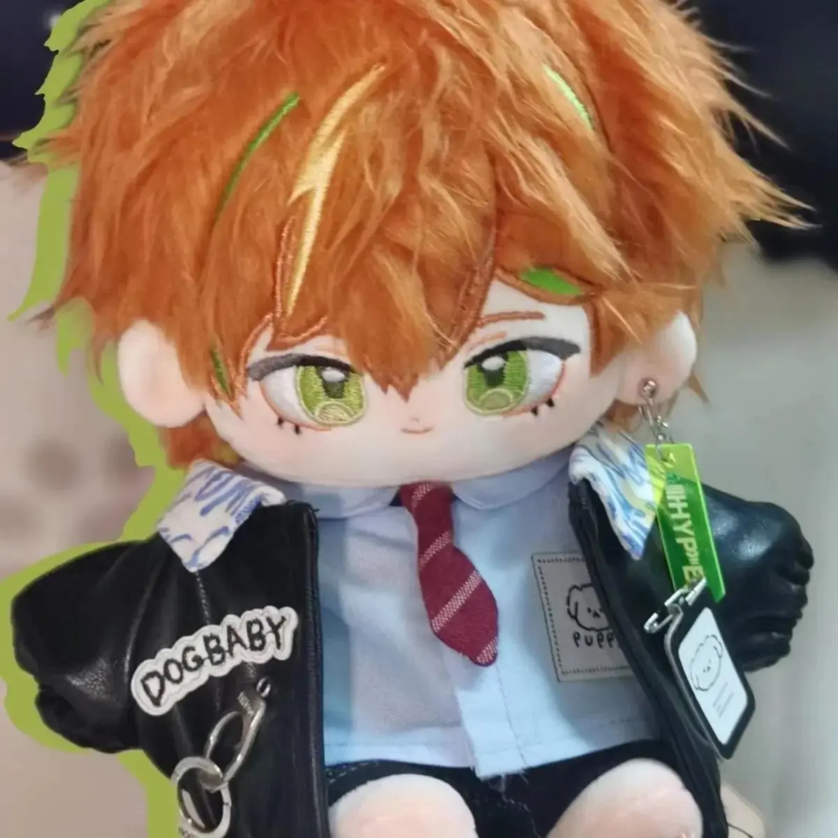Japanese Anime Shinonome Akito Cosplay Plush Doll, 20cm Cartoon Plush Toy, All Ages Birthday Christmas Gift (As Shown)