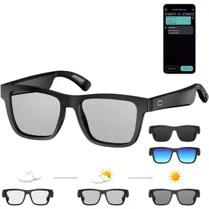 AI  Glasses for Men & Women with Chat GPT, Photochromic Lenses,  Translation Glasses with 144 Languages, 11H  Play, UV 400 Protection for Daily Use, Travel