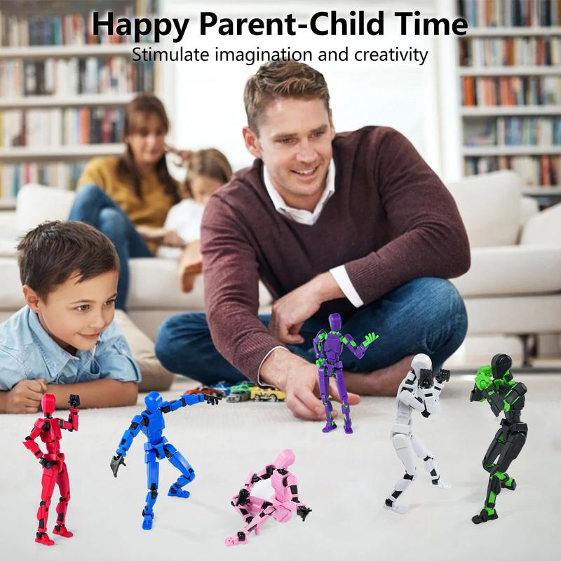 Epipgale Titan13 T13 Action Figure, 3D Printed Multi-Jointed Robot Toy, Pre-Assembled Movable Figure with Gift Box for Collectors and Desk Display