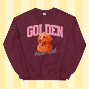 Red Golden Mom Club Sweatshirt