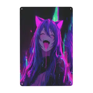 Glow in the Dark 9 3 Metal Tin Sign Home Garden Yard Garage Bar Shop 8x12 Inch