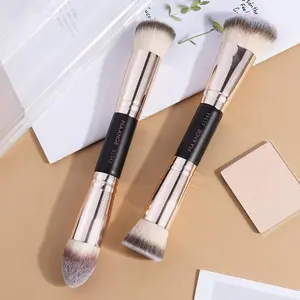 Makeup Brushes with Storage Box, 2 Counts Professional Makeup Brushes for Foundation, Powder, Concealers, Eye Shadows, Blush, Lip Balm