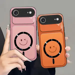 Winking Smiley MagSafe Compatible Case with Glossy Camera Lens Protection  for [iPhone 17 Air] 952