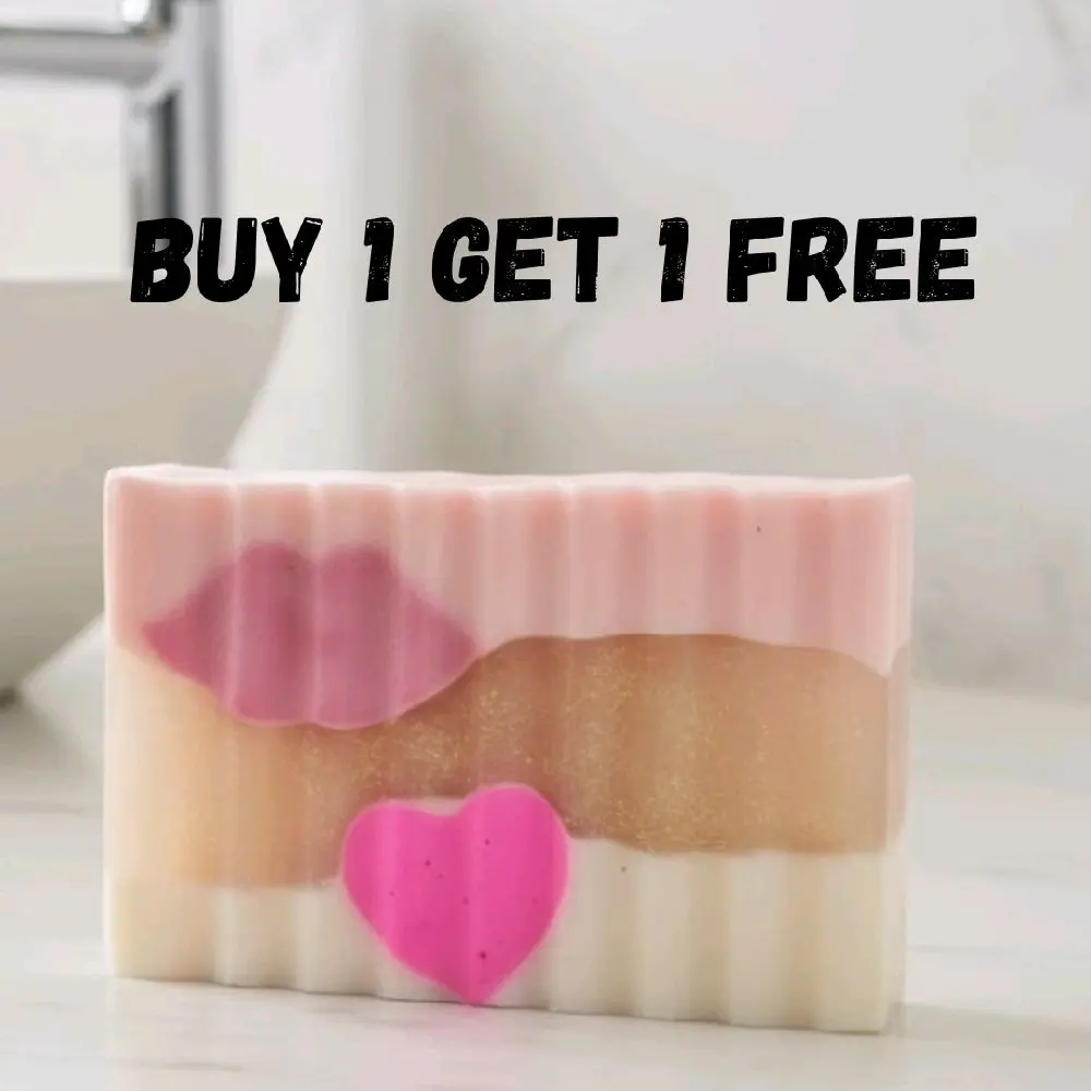 Pink Mimosa All Natural Goat Milk & Shea Butter Bar Soap, Handmade Body Care Cleanser. Gentle Hydrating 5 oz Daily Use Soap Bar, Bar Soaps