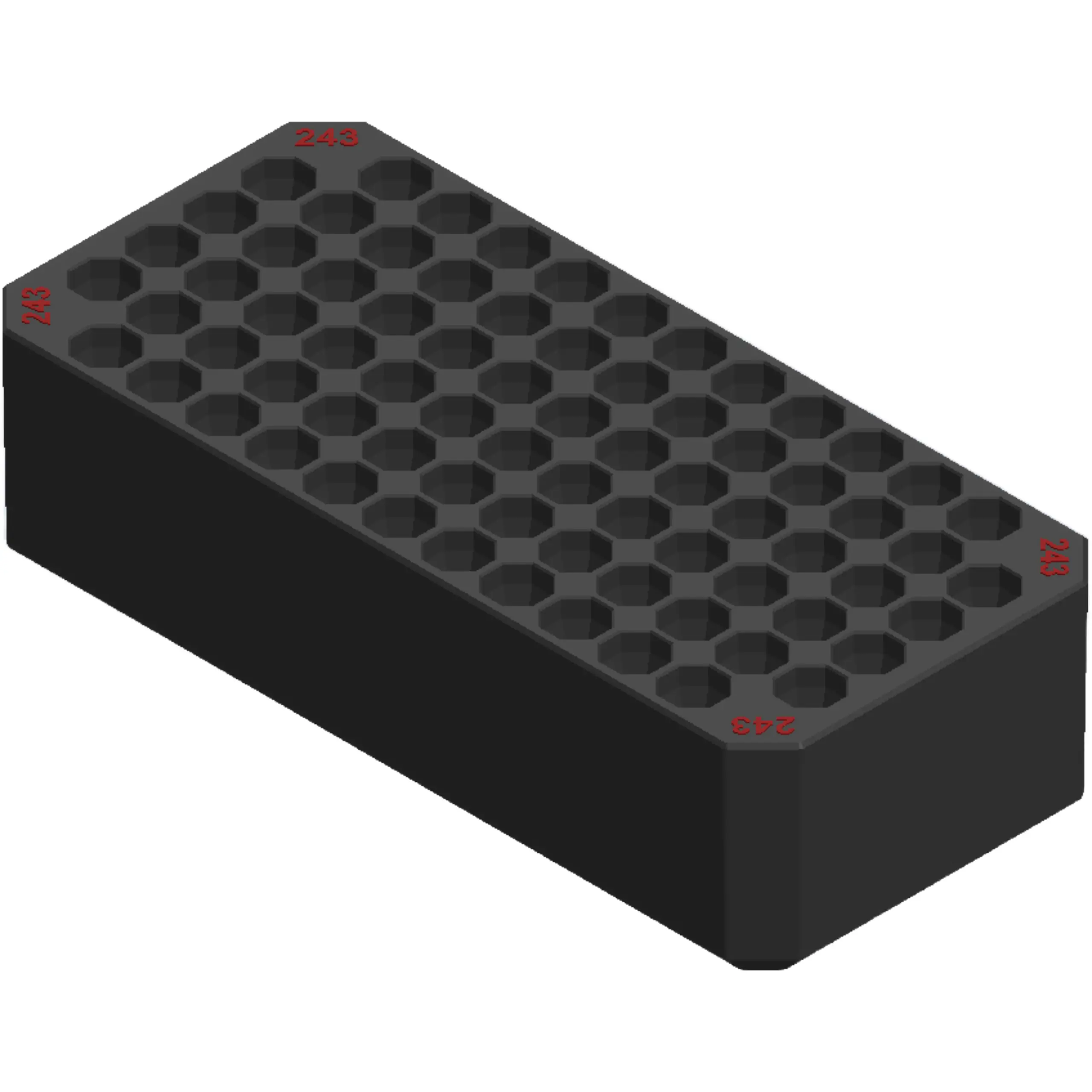 LARGE TRAY 243 WIN RED