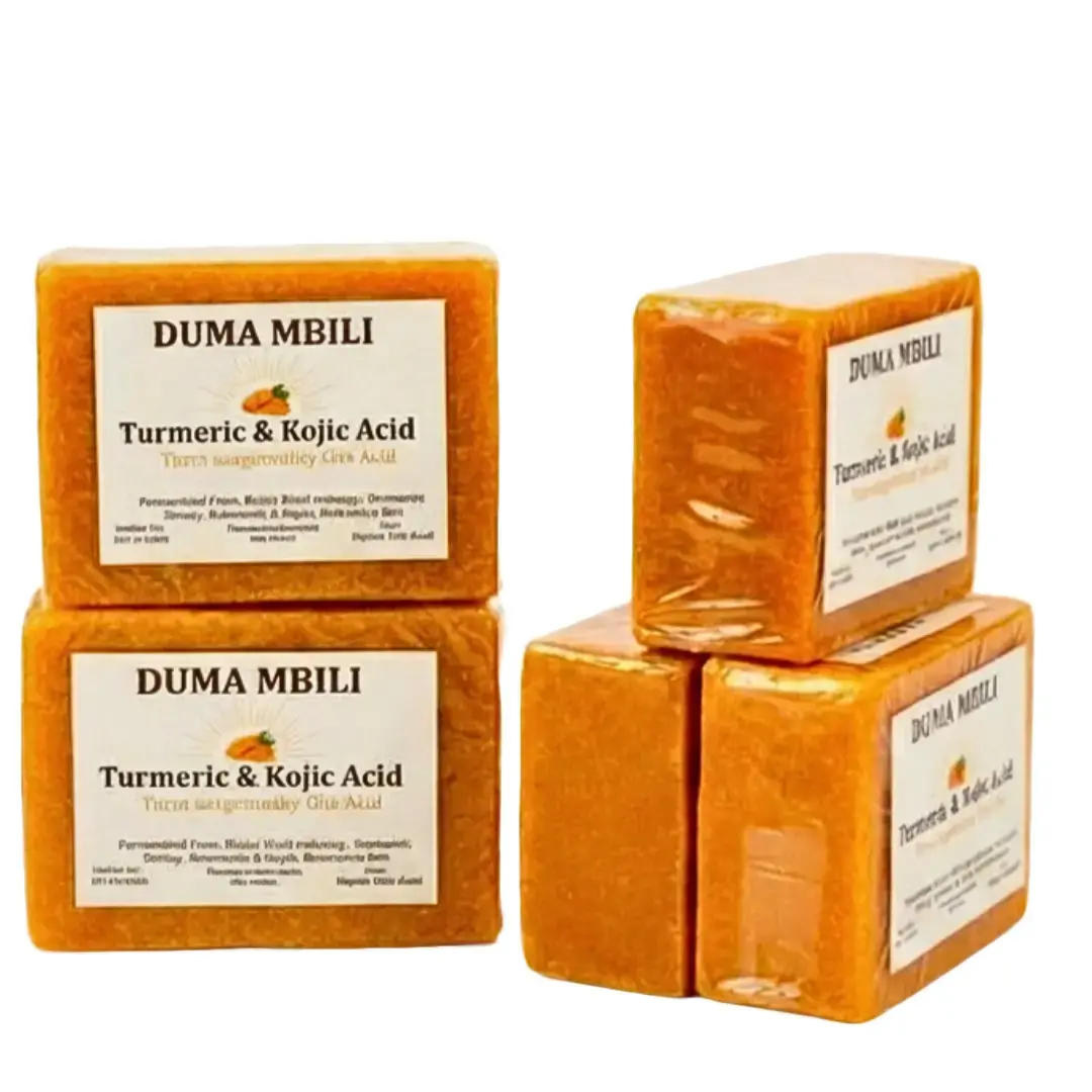 Duma Mbili Turmeric & Kojic Acid Ultra-Brightening Soap Bar 5 bars