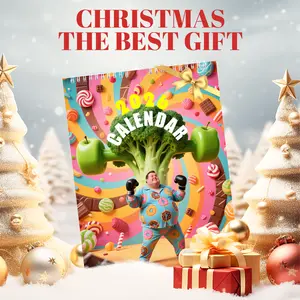 [Christmas Gift] 2026 Hot Calendar Appears - Interesting Weight Loss and Diet Motivation Plan | Gift for Family and Friends Large-Size Folding Academic Wall Calendar.