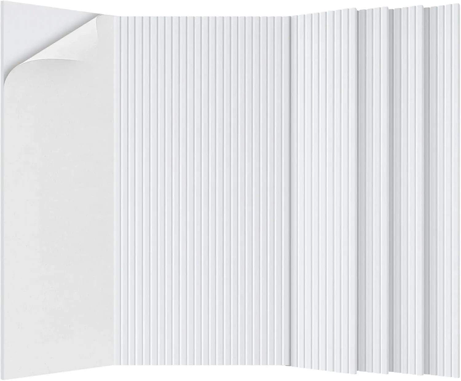 5 Pack Acoustic Panels,.2x23.6x0.4 inch Acoustic Wall Panels,Large Soundproof Panels,Self-Adhesive Sound Proof Panels for Walls,Acoustic  for Recording Studio&Office,White