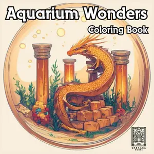 Aquarium Wonders Coloring Book: Coloring Pages of Fantastic Scenes Inside an Aquarium for Children and Adults Paperback – March 17, 2025