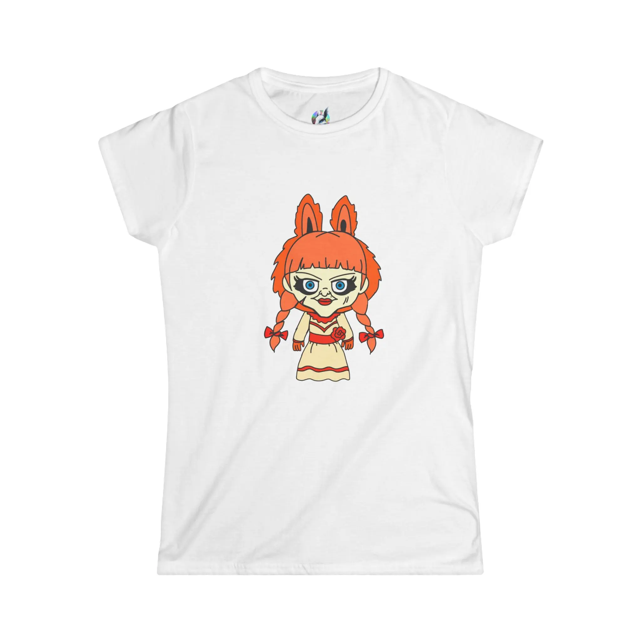 Annabelle bunny Women's Tee, Fun Graphic Shirt for Anime Lovers, Gift for Birthdays, Casual Wear, Summer Style, Anime Inspired [...]
