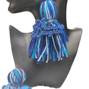 Abba's Daughter Pompom Earrings