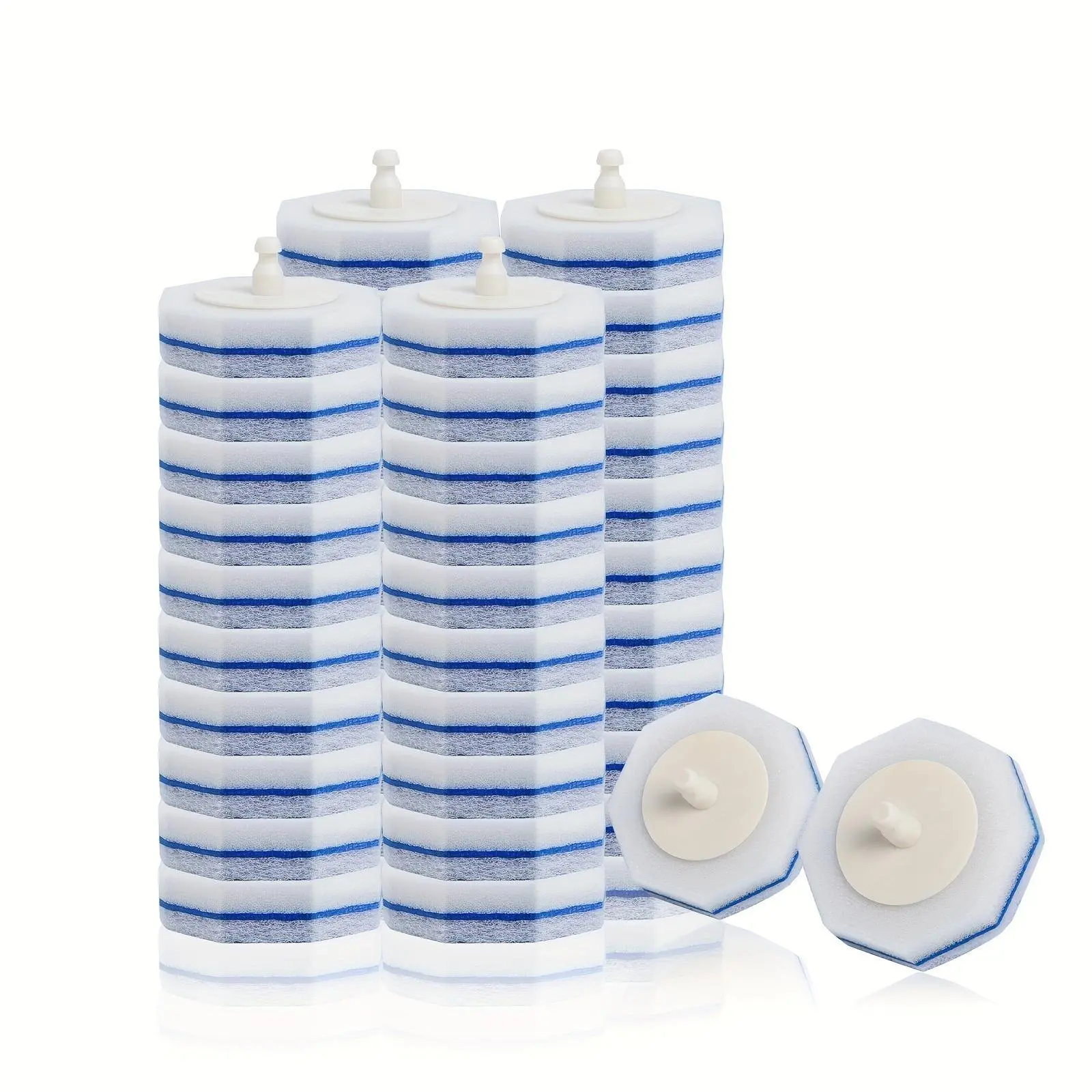 Toilet Cleaning Pads - Disposable Household in Packs of 10, Durable Home Cleaning Supplies, Home Cleaning Products