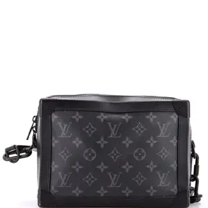 Pre-owned Louis Vuitton Canvas Coated Shoulder Bags Soft Trunk Bag Monogram Eclipse Canvas by Rebag