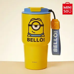 Minions Series Portable Handle Stainless Steel Cup 17 oz – Leak-Proof & Food-Grade, Ideal for Outdoor Home & Office Daily Drinking