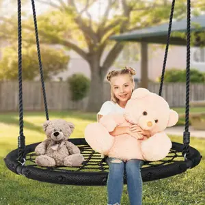 Answer E 48'' Spider Web Tree Net Swing PE Rope Large Size For Parks Playgrounds Backyard