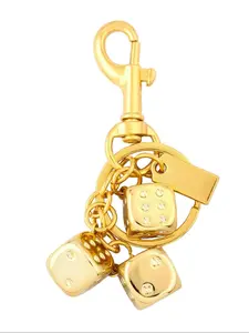 Metal Dice Keychain, Durable Metal Material, Unique Design for Daily Use & Gifts, Perfect Accessory for Bags & Keys, Stylish Keychain, Fashionable Alloy Keychain