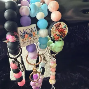 Silicon wristlet keychains