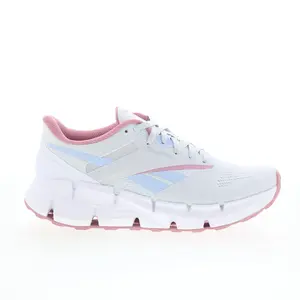 Reebok Zig Dynamica 5 Womens Gray Synthetic Lace Up Athletic Running Shoes