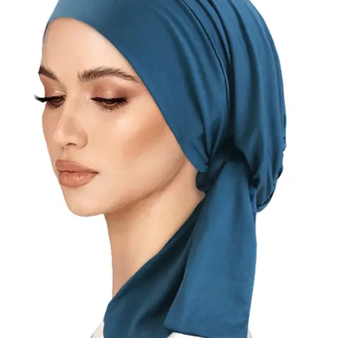 Women's Elastic Hijab Undercap Turban Cap Headscarf, Hair Protection Cover, Stylish, Comfortable & Modesty For Muslim, Perfect for Daily Wear