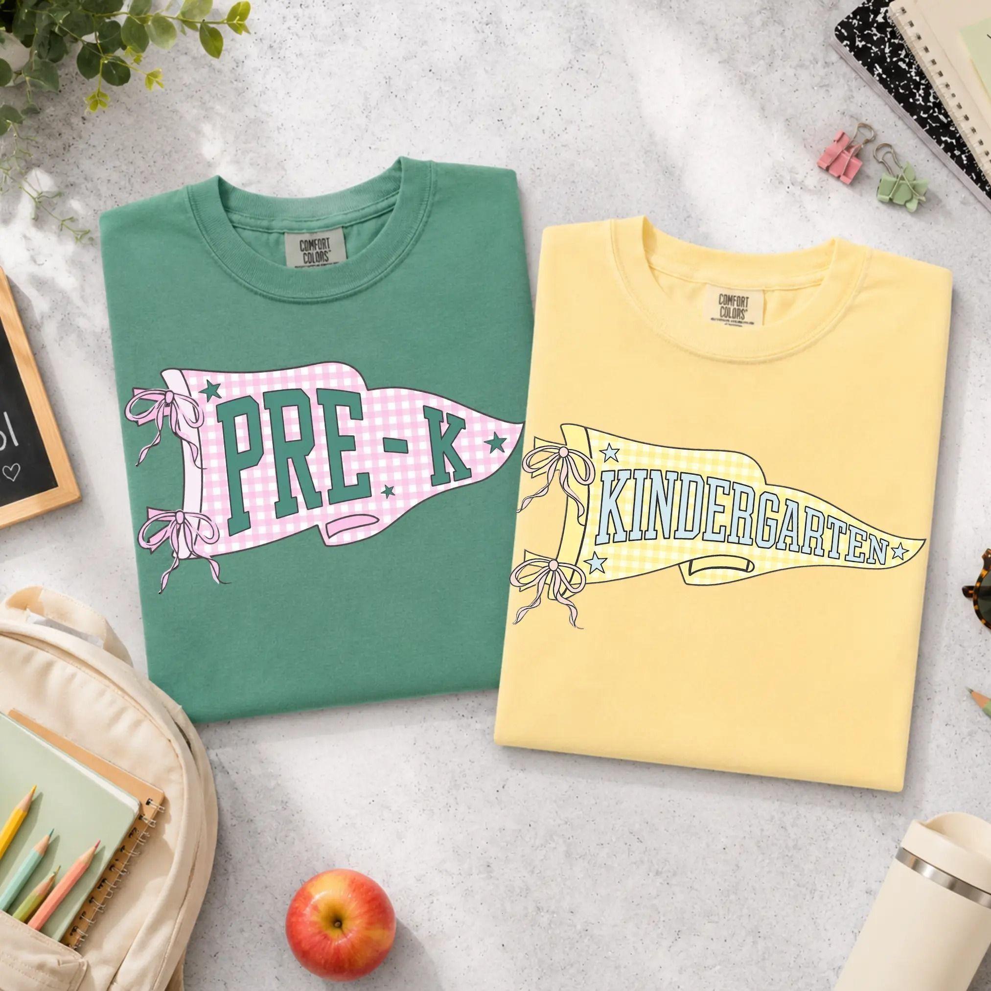 Teacher Team Shirts, Comfort Colors Back To School Grade Level Team T-shirt For Pre-K Kindergarten Teachers, Gift For Teacher, Apparel Made In The USA