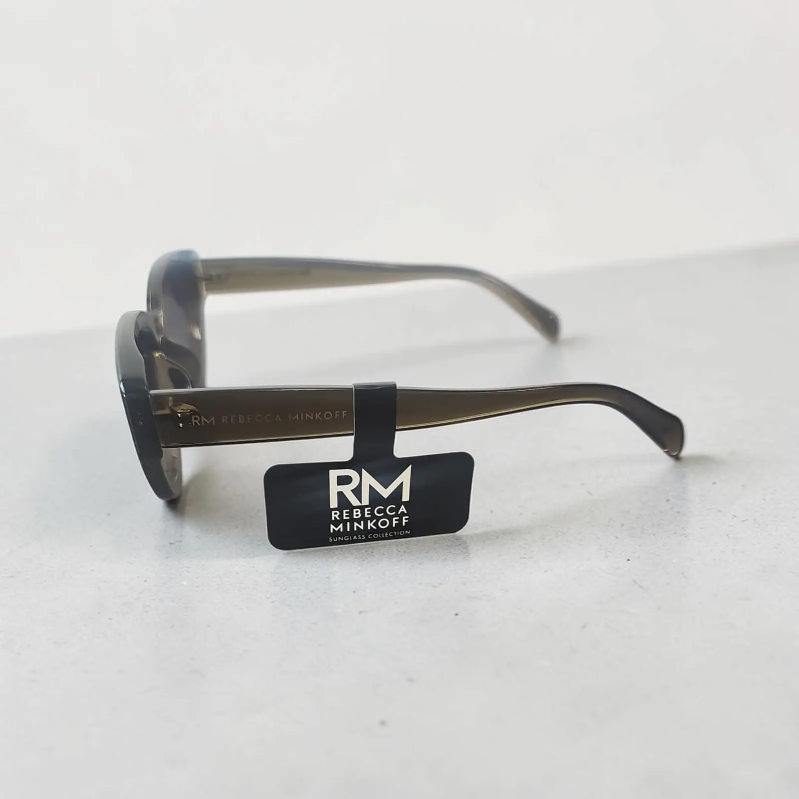 Rebecca Minkoff Sunglasses - Translucent Olive Green Cat Eye RM 1005