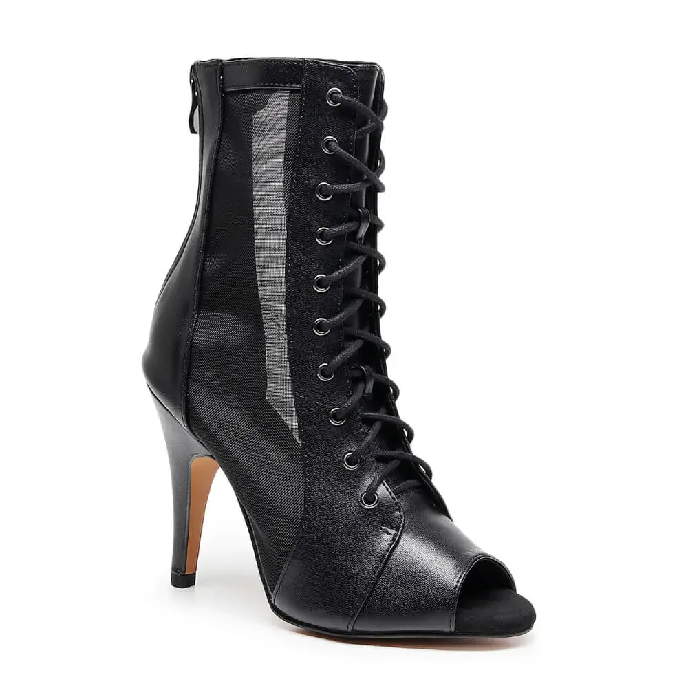 Koda - Black Vegan Leather   - Street Sole