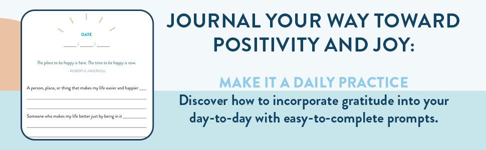 The 5-Minute Gratitude Journal : Give Thanks, Practice Positivity, Find Joy