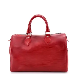Pre-owned Louis Vuitton Leather Top Handle Bags Speedy Handbag Epi 30 by Rebag