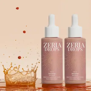 Zeria Sunless Tanning Drops - ZERIA Drops To Naturally Boost Melanin, Enhances Natural Skin Tone - Without The Sun DamageGlow, Moisturizing Bronzing Drops for Face & Body