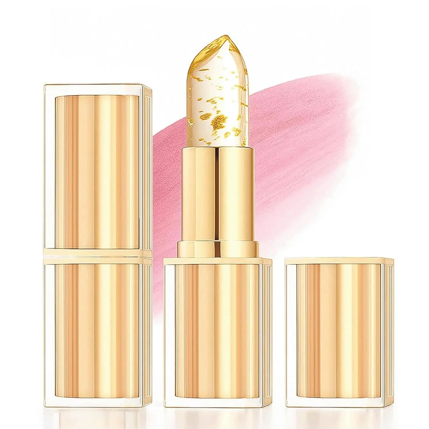 Silver Crystal Temperature-Sensitive Lipstick, PH Lip Gloss for Women & Girls, Long-Lasting Moisture, Glossy Shine, Deep Nourishment