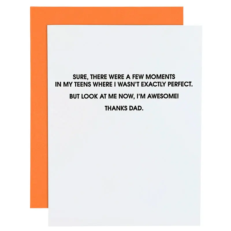 I'm Awesome- Dad Card