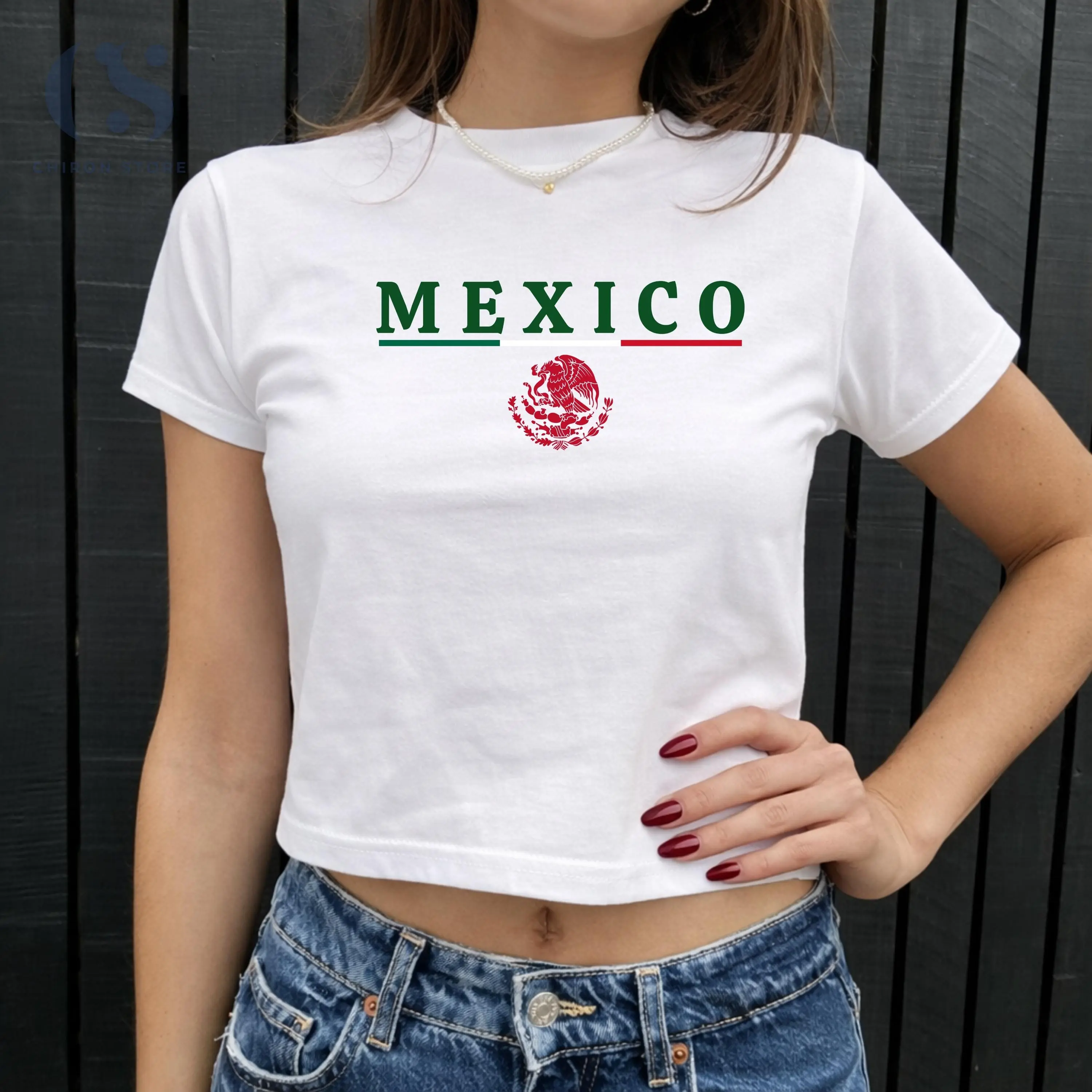 Mexico Baby Tee, Viva Mexico Tee, Mexican Pride Baby Tee, Mexico Heritage Top, Latin Style Souvenir Gift, Gift For Her