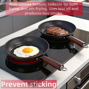 Maifan Stone Non-Stick Flat Pan for Home Use - Perfect for Breakfast Pancakes, Eggs, and Steaks