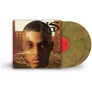 Nas - It Was Written - Gold & Black Marble Colored Vinyl  [VINYL RECORD - LP] Black, Colored Vinyl, Gold, UK - Import