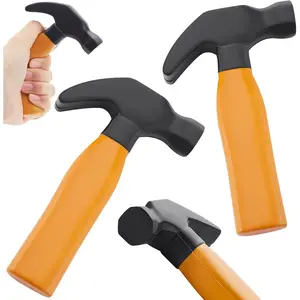Zhanmai 2 Pcs Toy Foam Hammer, Fun Gift for Boys & Girls, Simulation Hammers to Release Anxiety, Classroom Educational Toy for Teens and Toddlers (Black)