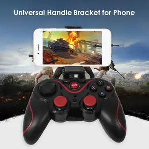 Wireless bluetooth Controller Gamepad Phone Mobile Game Pad Mount Smartphone Clip Holder Mobile Controller Gamepad for Android IOS Phone pc computer ps3
