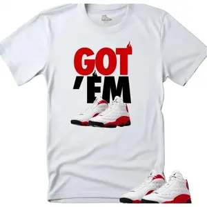 Jordan 13 Chicago Matching Shirts -GOT'EM Unisex White Match T-Shirt, Gift For Him, Gift For Her. 7AB